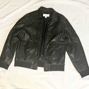 Calvin Klein Black Bomber Jacket for Men XL